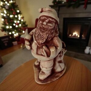 Santa Waving Georgia Marble Figurine LIMITED EDITION NO. 1506 4 Inches Tall